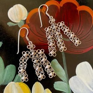 OOAK Filigree Hanging Earrings - Mompox, Colombia